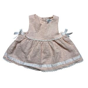Cupcakes & Cashmere | Light Pink Lace Baby Girl Dress | 3-6M